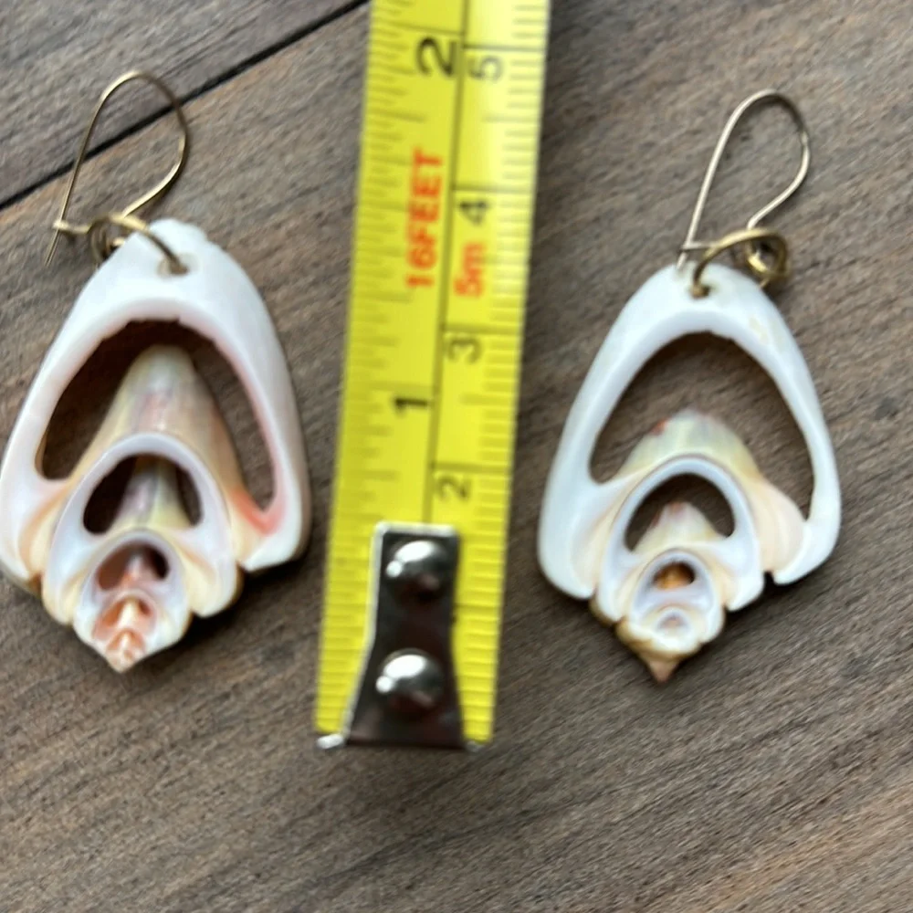 Seashell earrings